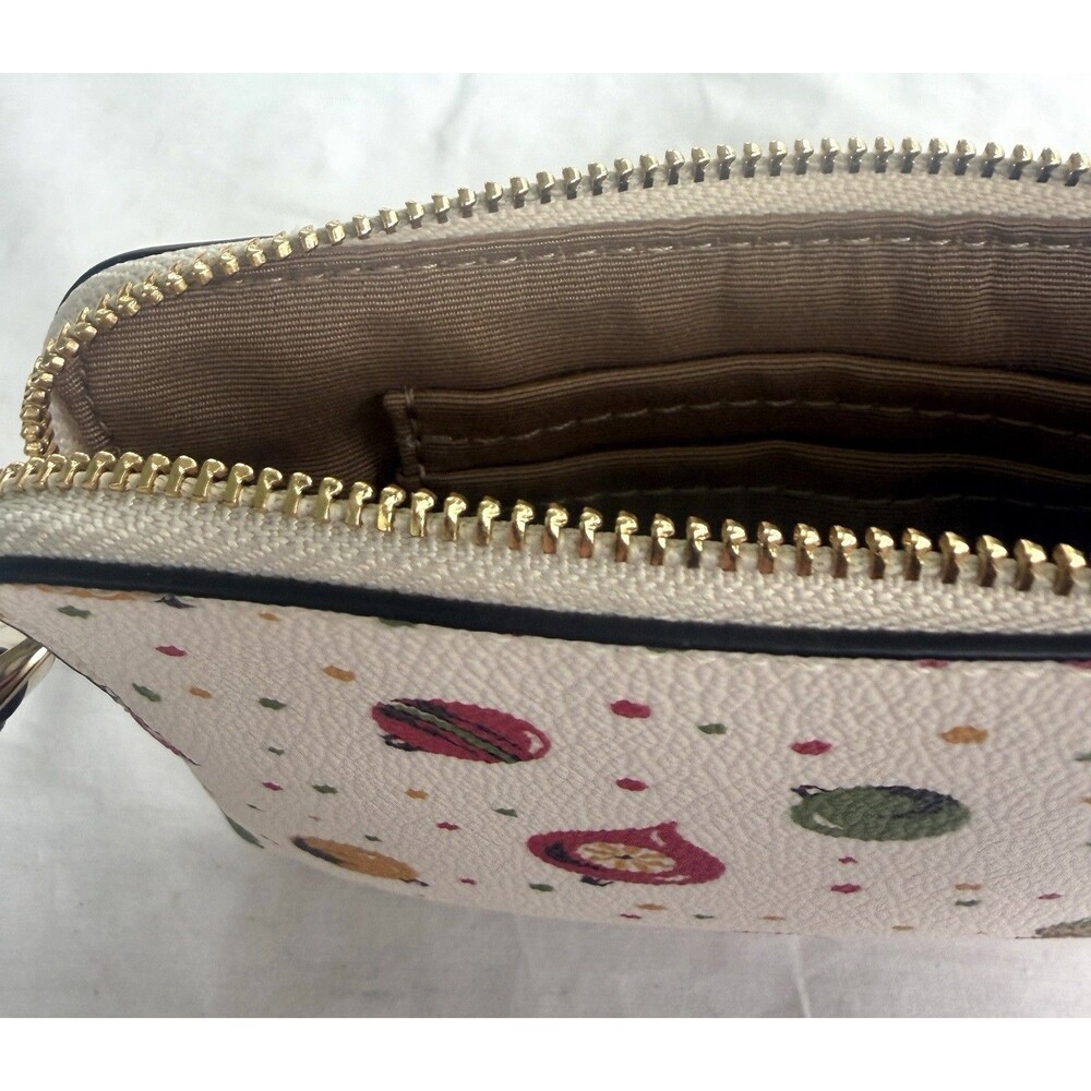 Coach Corner Zip Wristlet C7406 • Holiday Ornament Print - Christmas Print - Picture 15 of 16
